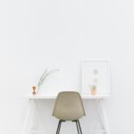 “집에서 실천하는 마일드 미니멀리즘, 일상 속 건강 챙기기” white wooden table near brown chair